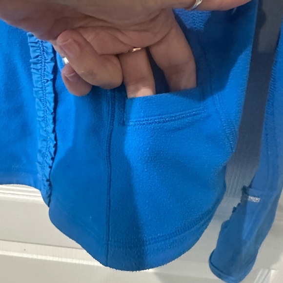 Lululemon U-Turn Half Zip Pullover Track Jacket Silver in Beaming Blue - Picture 11 of 13